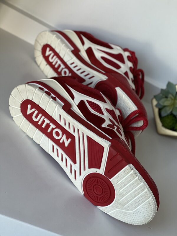 Louis Vuitton Sneakers Since 1854 Red 9 Men (LV) - Image 11