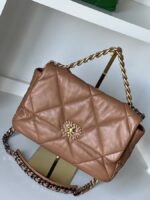Chanel 19 Large Lambskin Caramel - Image 2