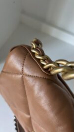 Chanel 19 Large Lambskin Caramel - Image 7