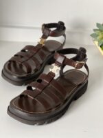Celine Triomphe Platform Sandals 38