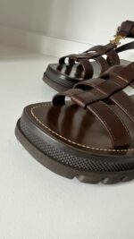Celine Triomphe Platform Sandals 38 - Image 5