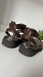 Celine Triomphe Platform Sandals 38 - Image 8