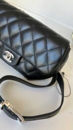 Chanel Calfskin Quilted CC Uniform Flap Belt Bag Black - Image 2
