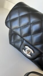 Chanel Calfskin Quilted CC Uniform Flap Belt Bag Black - Image 3