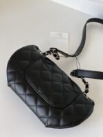Chanel Calfskin Quilted CC Uniform Flap Belt Bag Black - Image 5
