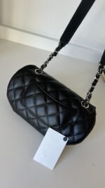 Chanel Calfskin Quilted CC Uniform Flap Belt Bag Black - Image 6
