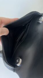 Chanel Calfskin Quilted CC Uniform Flap Belt Bag Black - Image 8