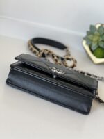 Chanel 19 WOC Wallet On Chain Black Lambskin Mixed Hardware - Image 6
