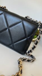 Chanel 19 WOC Wallet On Chain Black Lambskin Mixed Hardware - Image 11
