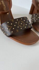Louis Vuitton Sandals Block Heel 37 - Image 3
