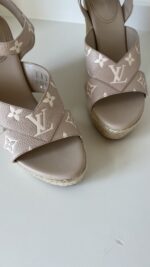 Louis Vuitton Empreinte BiColor Wedges 40 - Image 2