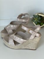 Louis Vuitton Empreinte BiColor Wedges 40 - Image 3
