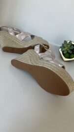 Louis Vuitton Empreinte BiColor Wedges 40 - Image 8