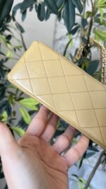 Chanel Small Classic Double Flap Lambskin Dark Beige GHW - Image 3