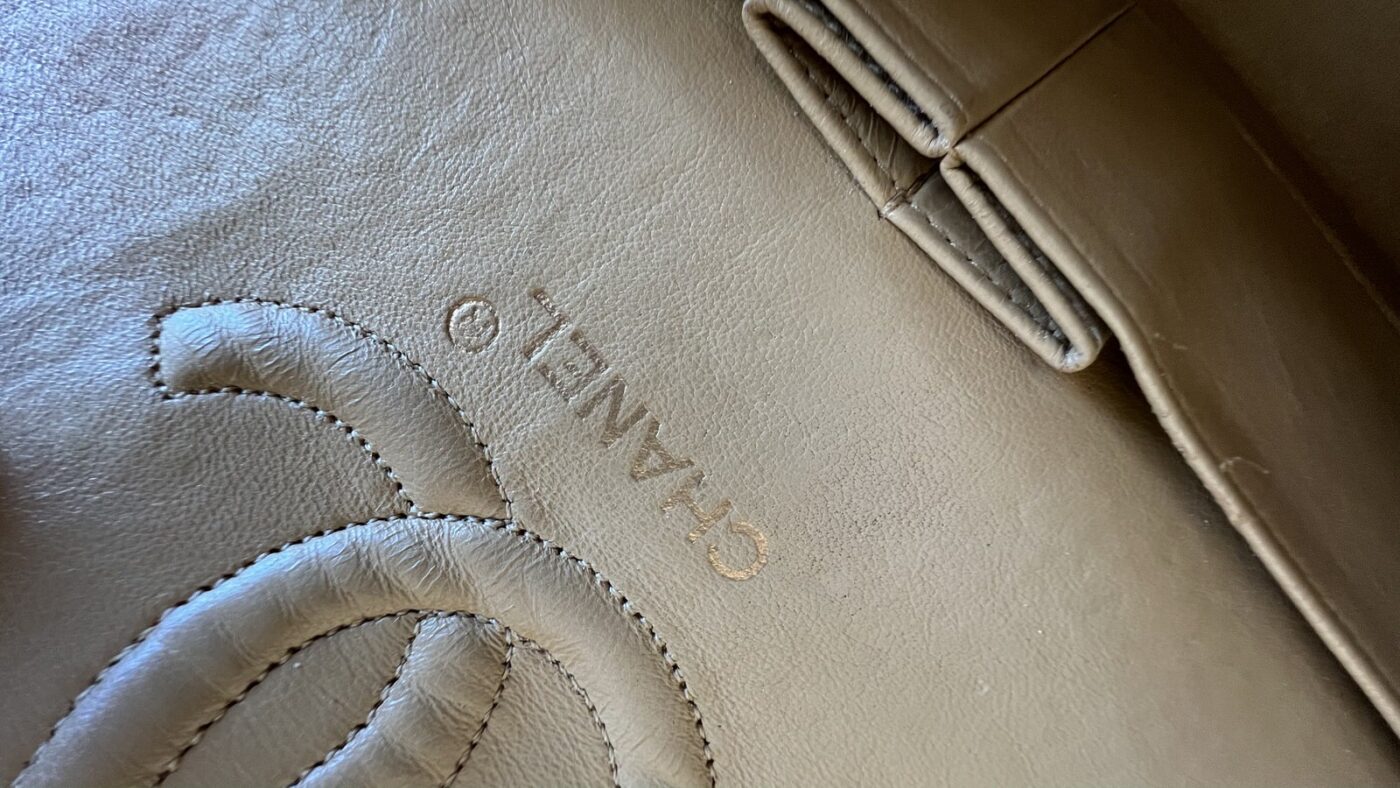Chanel Small Classic Double Flap Lambskin Dark Beige GHW - Image 24