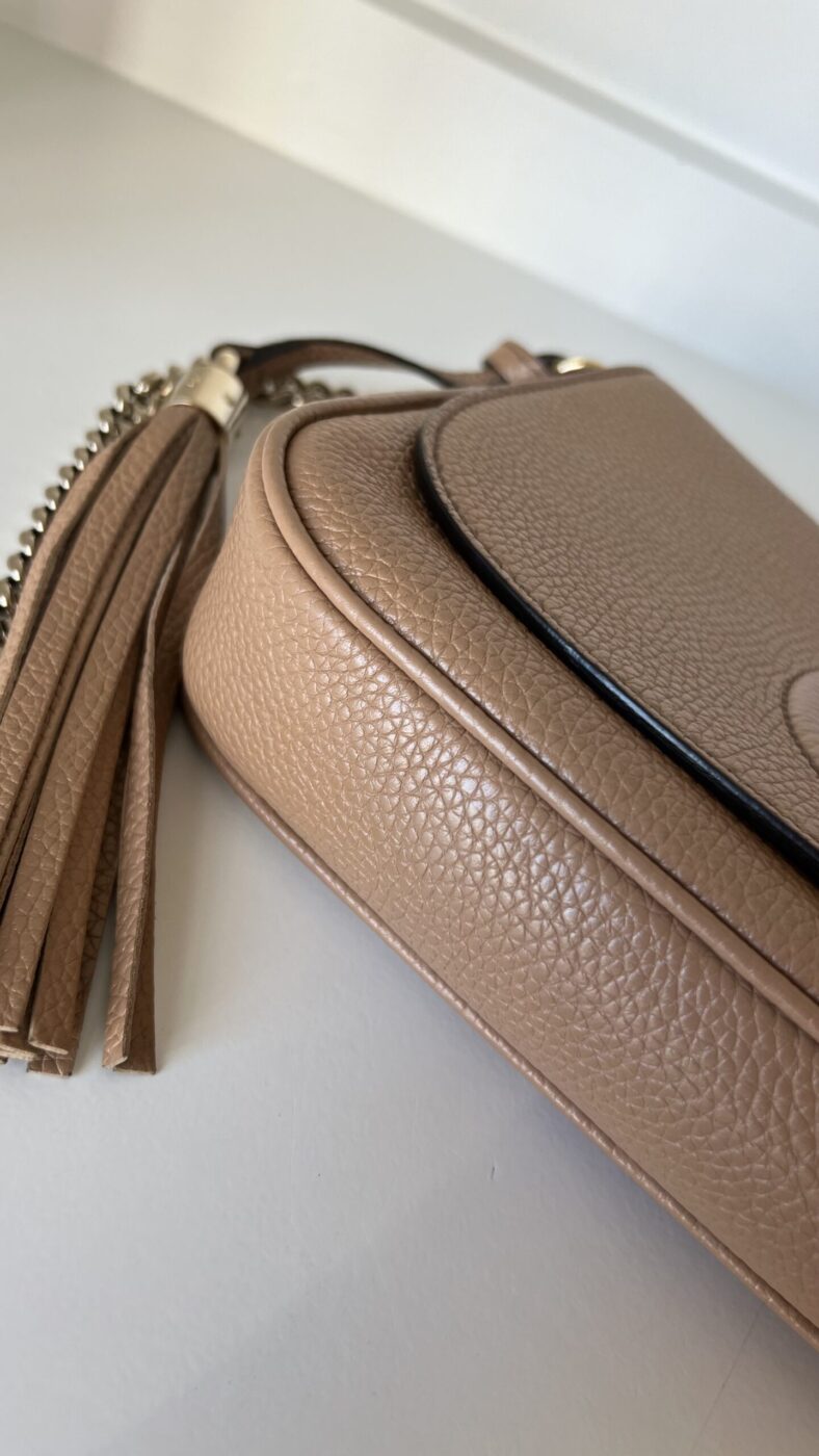 Gucci Soho Tassel Crossbody Beige - Image 7