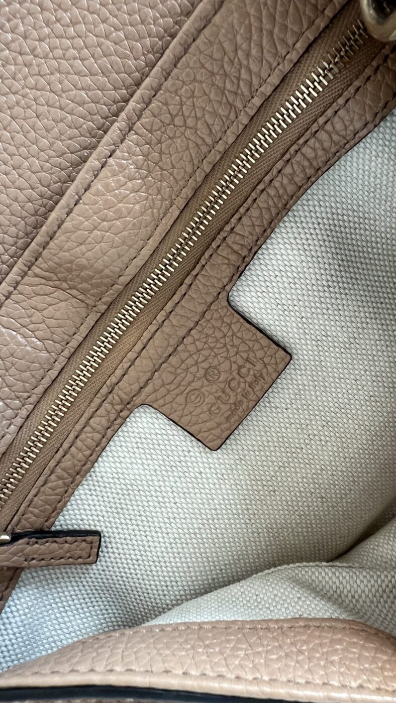 Gucci Soho Tassel Crossbody Beige - Image 16