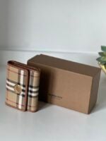 Burberry Small Check Folding Wallet