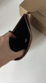 Burberry Small Check Folding Wallet - Image 9