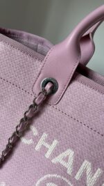 Chanel Small Deauville With Pouch Pink - Image 3