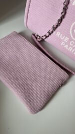 Chanel Small Deauville With Pouch Pink - Image 6