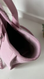 Chanel Small Deauville With Pouch Pink - Image 9