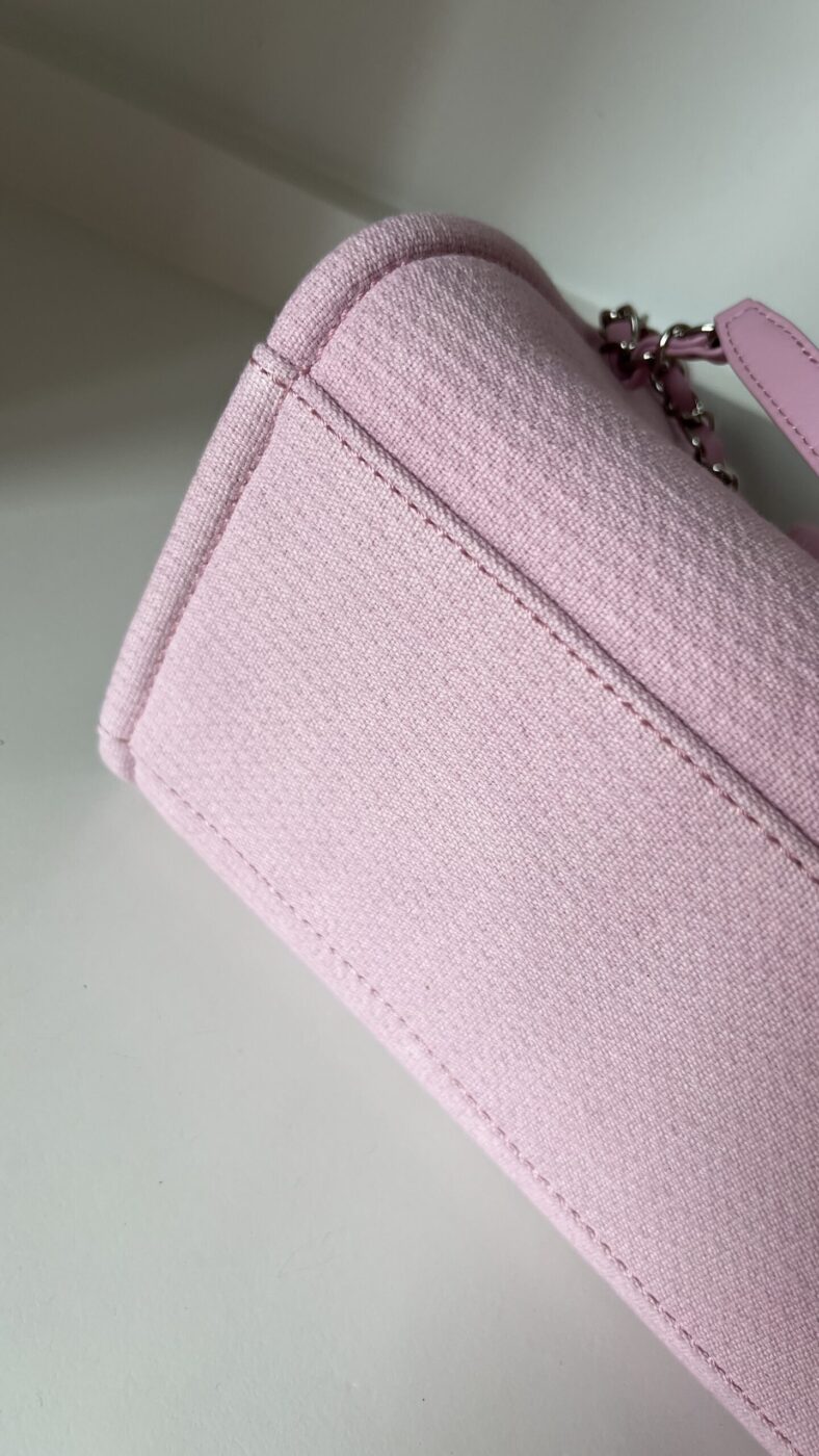 Chanel Small Deauville With Pouch Pink - Image 11