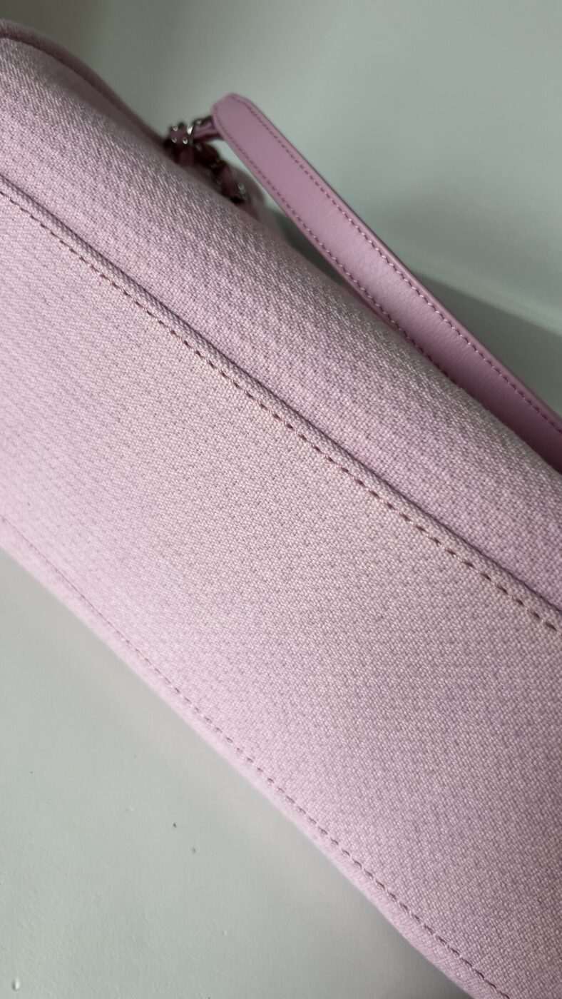Chanel Small Deauville With Pouch Pink - Image 12