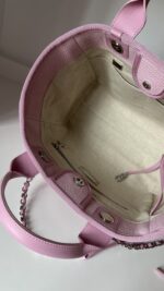 Chanel Small Deauville With Pouch Pink - Image 14