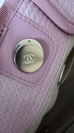 Chanel Small Deauville With Pouch Pink - Image 19