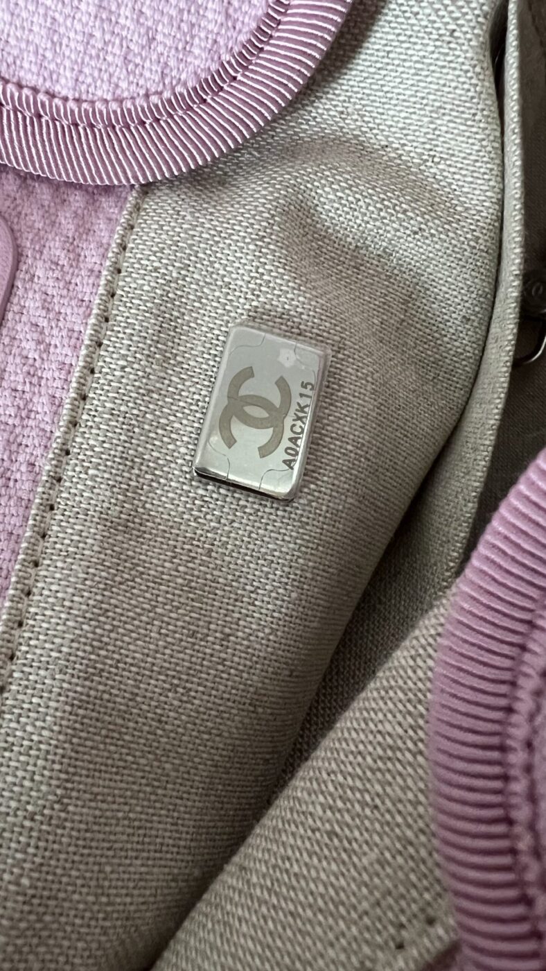 Chanel Small Deauville With Pouch Pink - Image 20