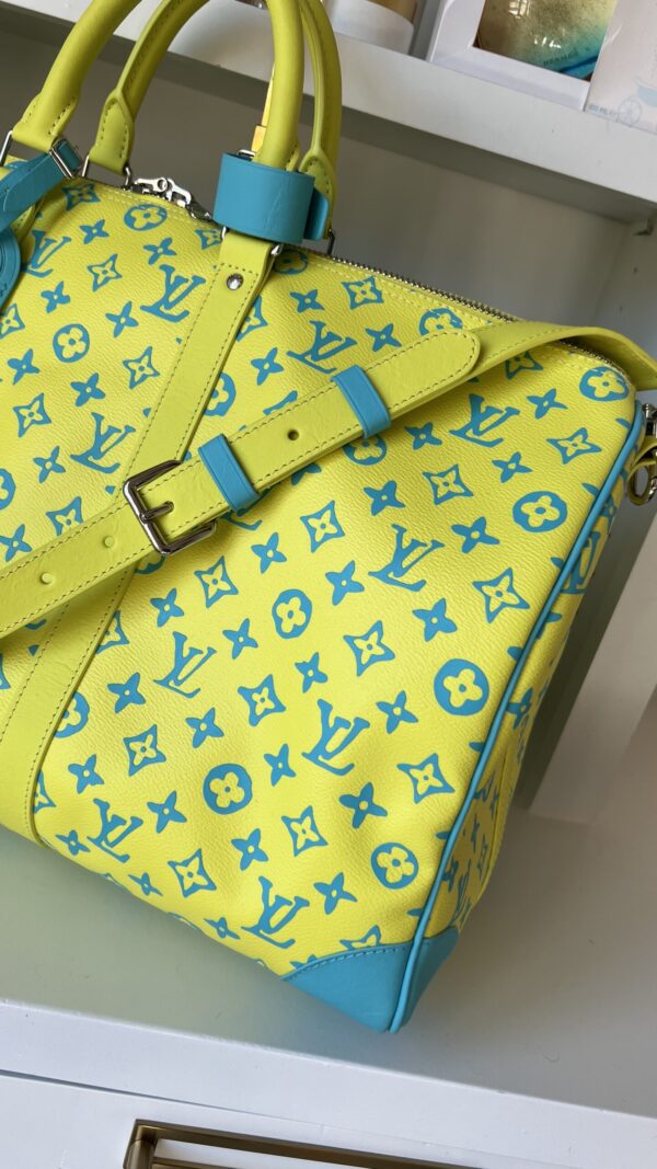Louis Vuitton Keepall 50 Baondouliere Neon Playground - Image 2