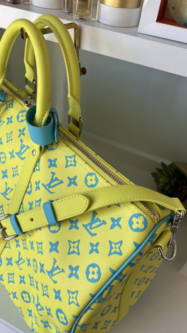 Louis Vuitton Keepall 50 Baondouliere Neon Playground - Image 4