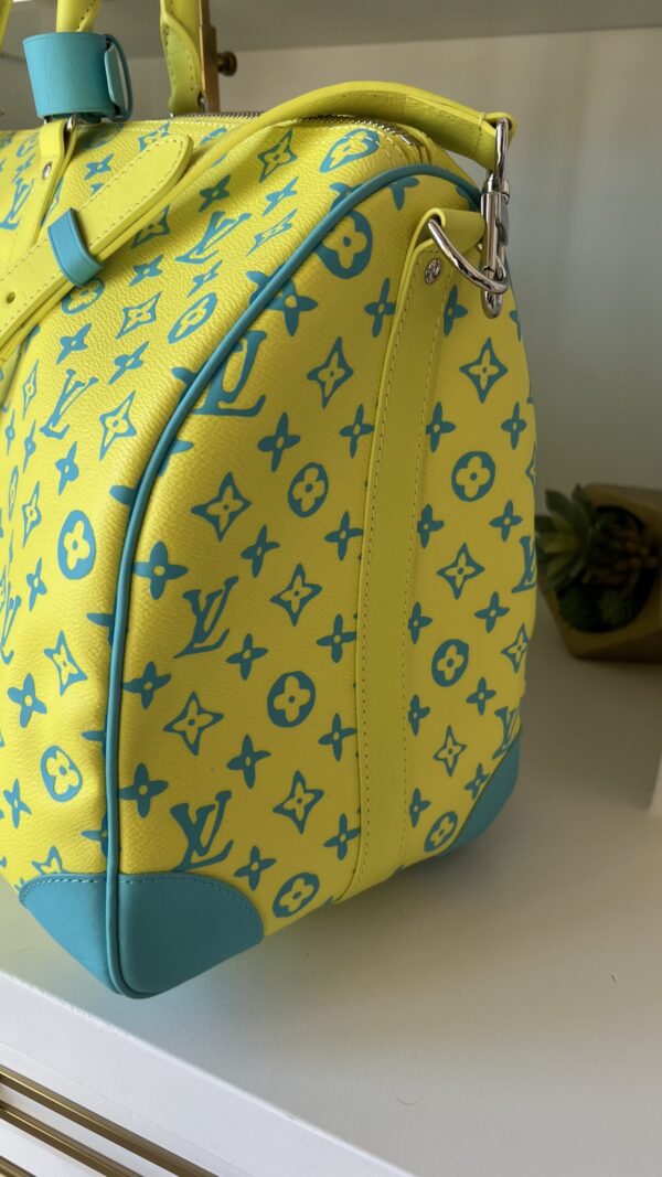 Louis Vuitton Keepall 50 Baondouliere Neon Playground - Image 5