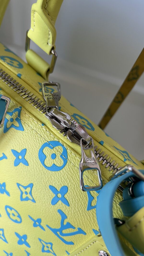 Louis Vuitton Keepall 50 Baondouliere Neon Playground - Image 6