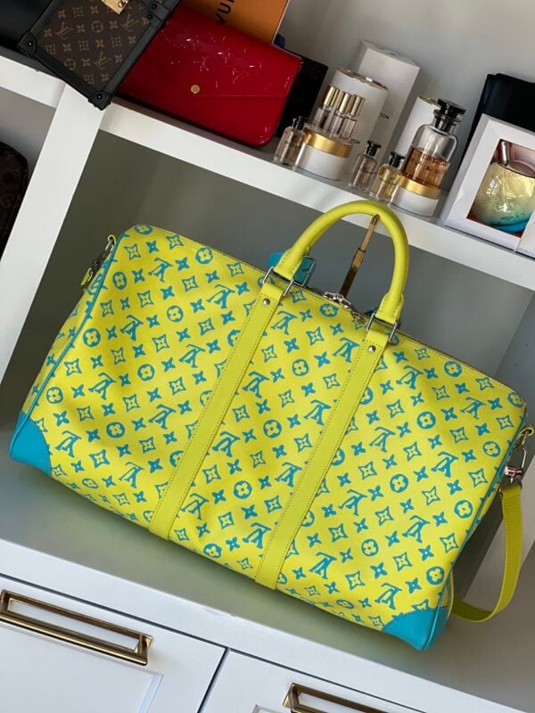 Louis Vuitton Keepall 50 Baondouliere Neon Playground - Image 8