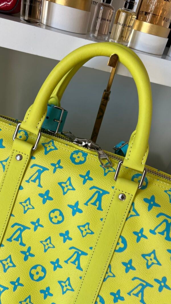 Louis Vuitton Keepall 50 Baondouliere Neon Playground - Image 9
