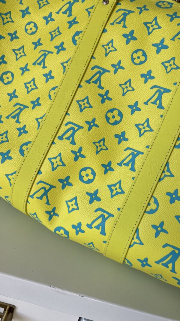 Louis Vuitton Keepall 50 Baondouliere Neon Playground - Image 11
