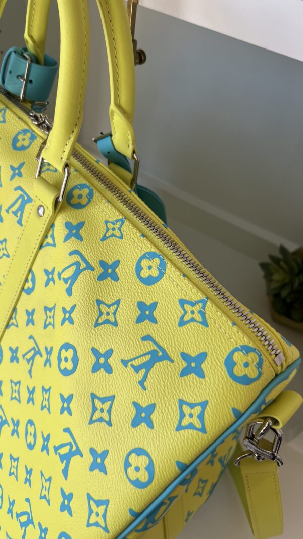 Louis Vuitton Keepall 50 Baondouliere Neon Playground - Image 13