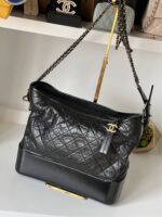Chanel Medium Gabrielle Black Crinkled Calfskin - Image 2