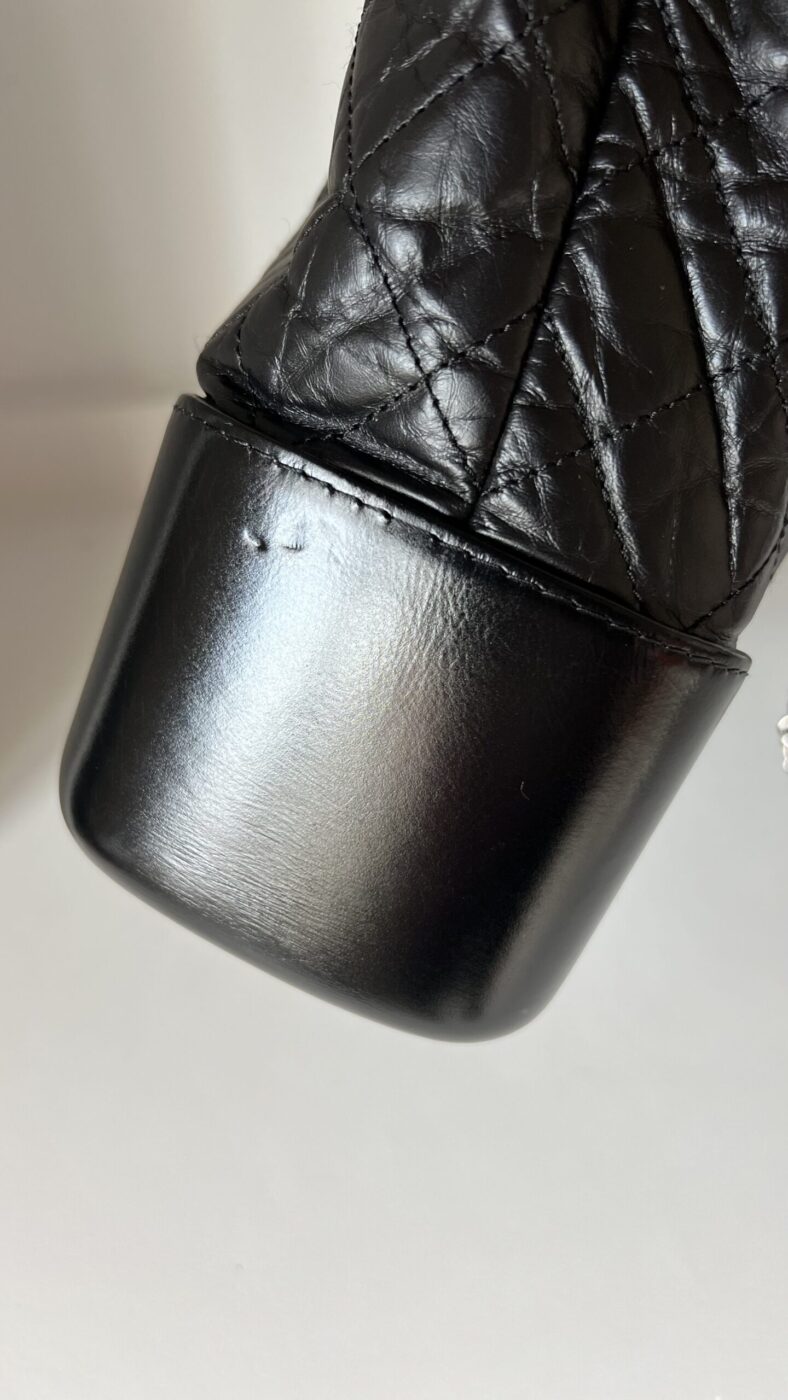 Chanel Medium Gabrielle Black Crinkled Calfskin - Image 16