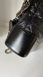 Chanel Medium Gabrielle Black Crinkled Calfskin - Image 17