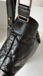 Chanel Medium Gabrielle Black Crinkled Calfskin - Image 18