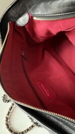 Chanel Medium Gabrielle Black Crinkled Calfskin - Image 21