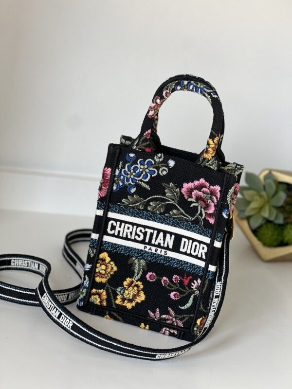 IMG_6340 Dior Mini Book Tote Phone Bag Crossbody - Image 1