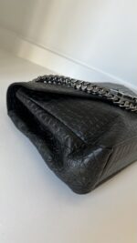 YSL College Shoulder BagCrocodile Embossed Leather - Image 14