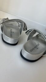 Louis Vuitton Bom Dia Silver Slides 37.5 - Image 6