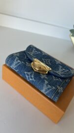 Louis Vuitton Victorine Denim Wallet - Image 6