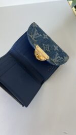 Louis Vuitton Victorine Denim Wallet - Image 9