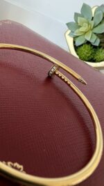 Cartier Juste Un Clou Bracelet Small Model Diamonds YG 17 - Image 6